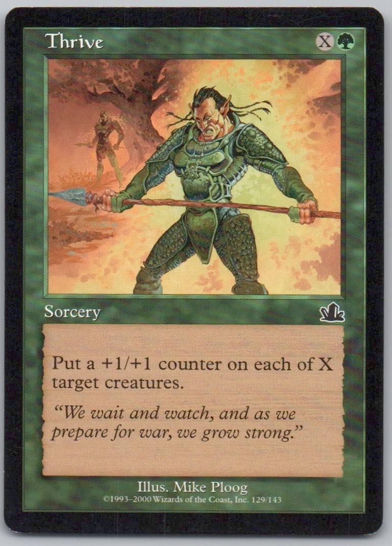 Thrive 129 Normal Sorcery Card - Prophecy