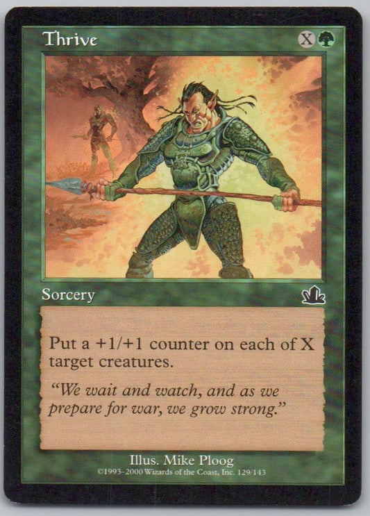 Thrive 129 Normal Sorcery Card - Prophecy