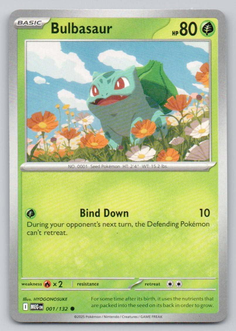 Bulbasaur 001 NOR Card - Mega Evolution