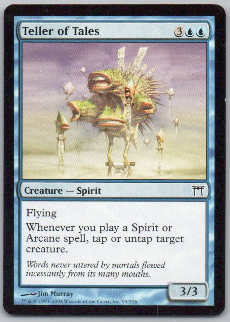 Teller of Tales 95 Normal Creature Card - Champions of Kamigawa