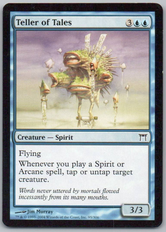 Teller of Tales 95 Normal Creature Card - Champions of Kamigawa