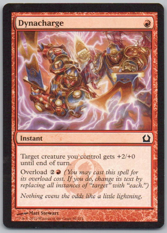 Dynacharge 92 Normal Instant Card - Return to Ravnica