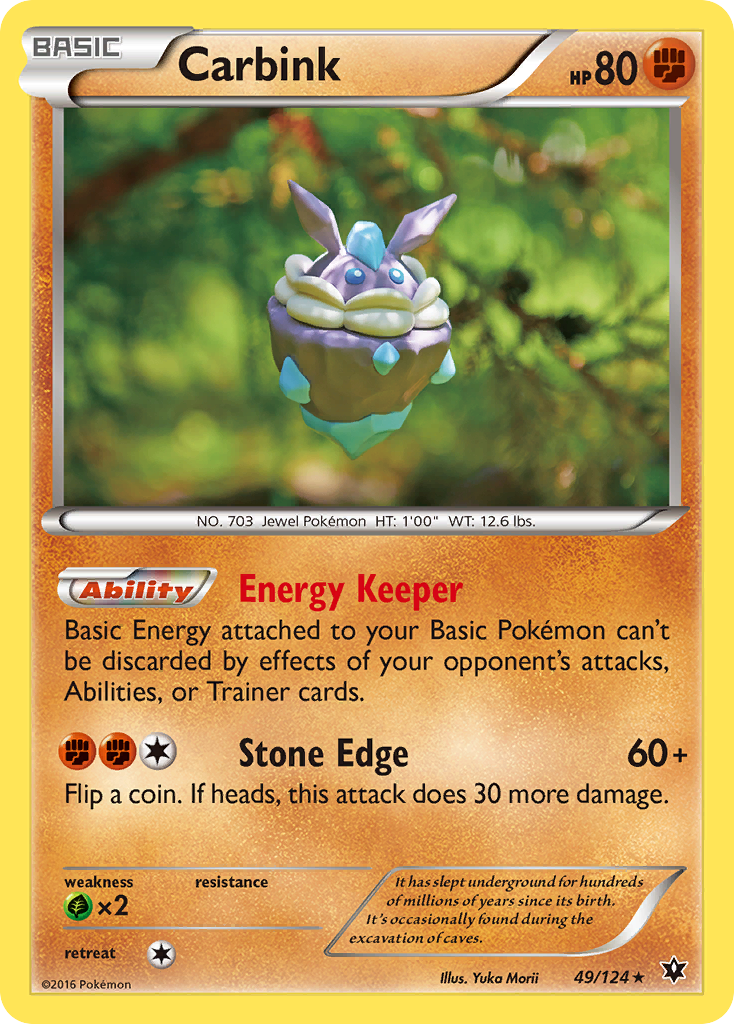 Carbink 049 Normal Fighting Card - Fates Collide