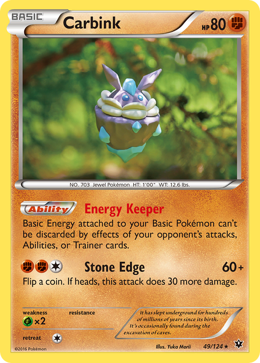 Carbink 049 Normal Fighting Card - Fates Collide