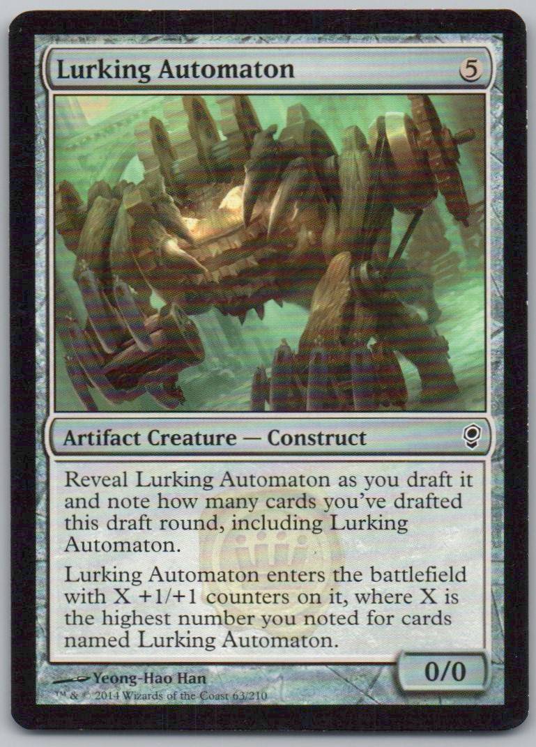 Lurking Automaton 63 Normal Artifact Card - Conspiracy