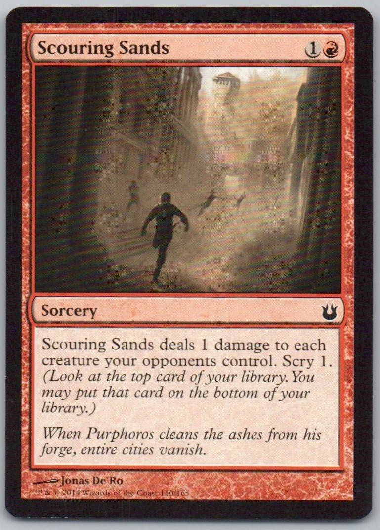 Scouring Sands 110 Normal Sorcery Card - Born of the Gods