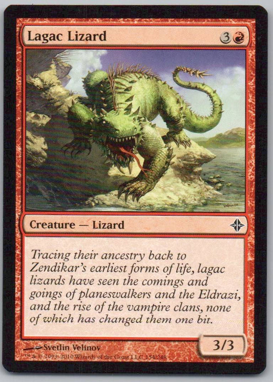 Lagac Lizard 154 Normal Creature Card - Rise of the Eldrazi