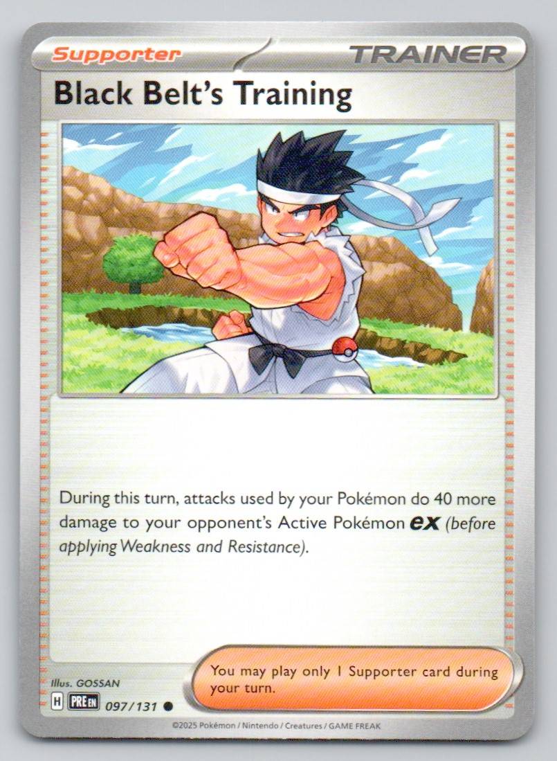 Black Belt's Training 097 NOR Card - Prismatic Evolutions