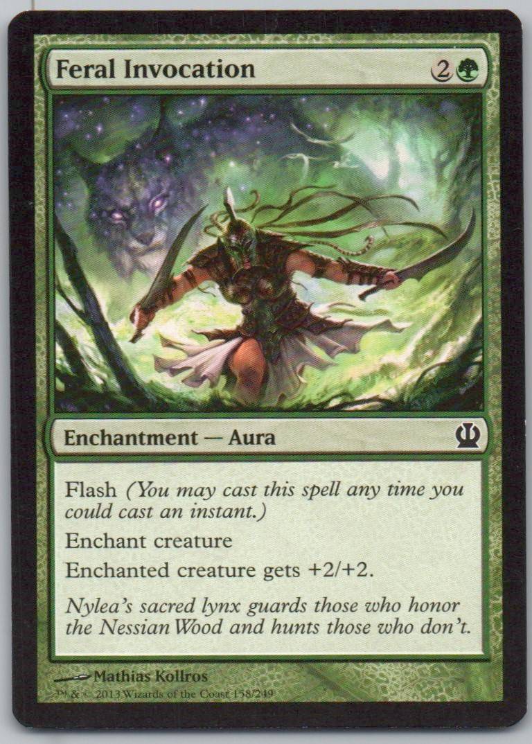 Feral Invocation 158 Normal Enchantment Card - Theros