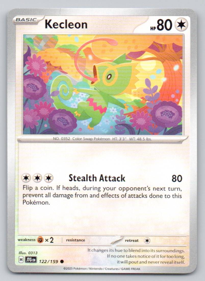 Kecleon 122 NOR Card - Journey Together
