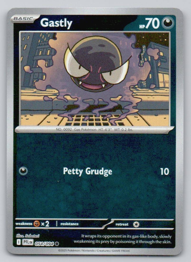 Gastly 054 REV Card - Phantasmal Flames