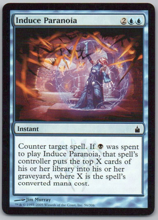 Induce Paranoia 56 Normal Instant Card - Ravnica: City of Guilds