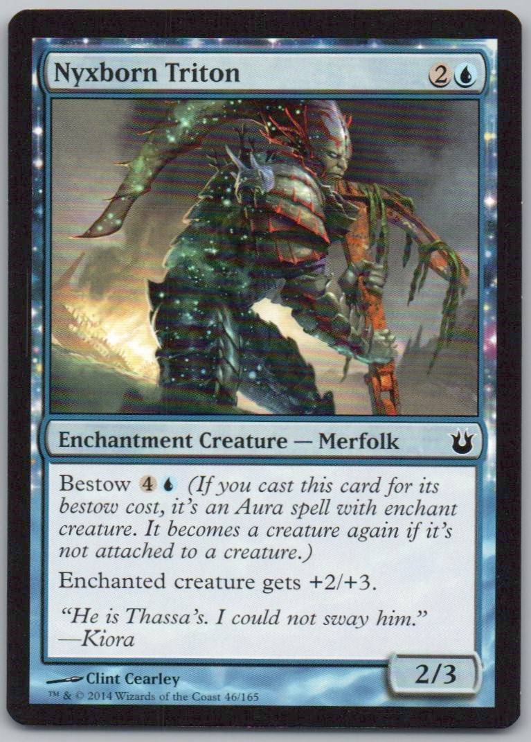 Nyxborn Triton 46 Normal Enchantment Card - Born of the Gods