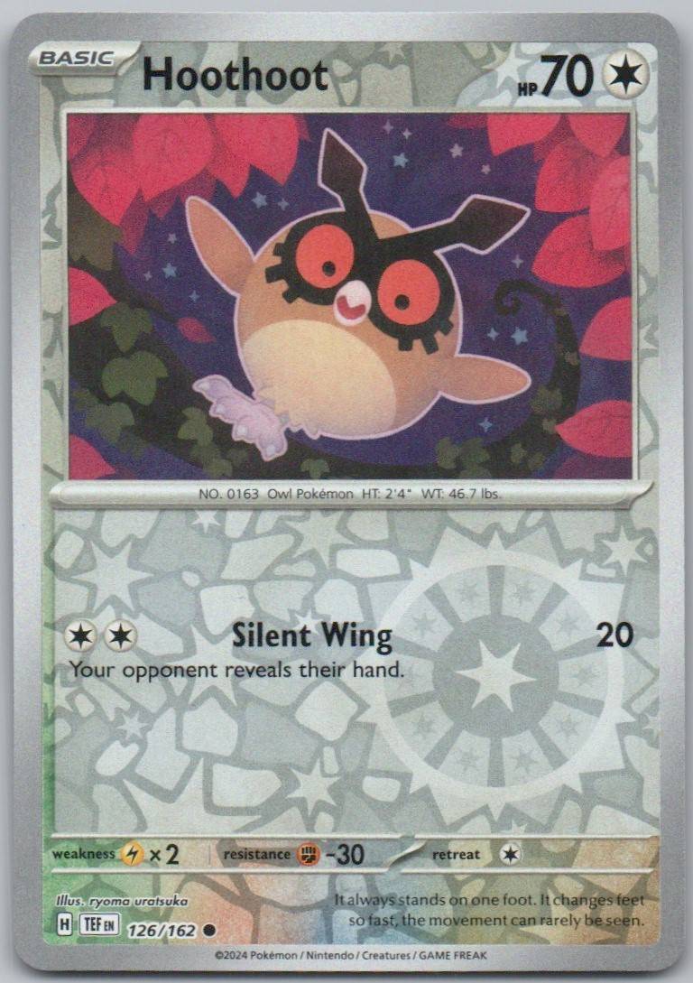 Hoothoot 126 REV Card - Temporal Forces
