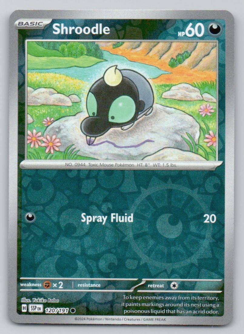 Shroodle 120 REV Card - Surging Sparks