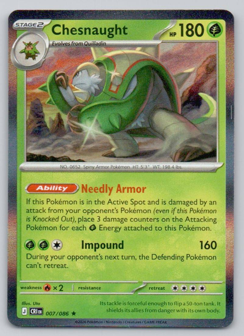 Chesnaught 007 NOR Card - ME04: Chaos Rising