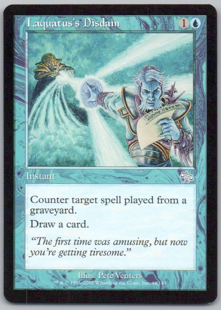 Laquatus's Disdain 44 Normal Instant Card - Judgment