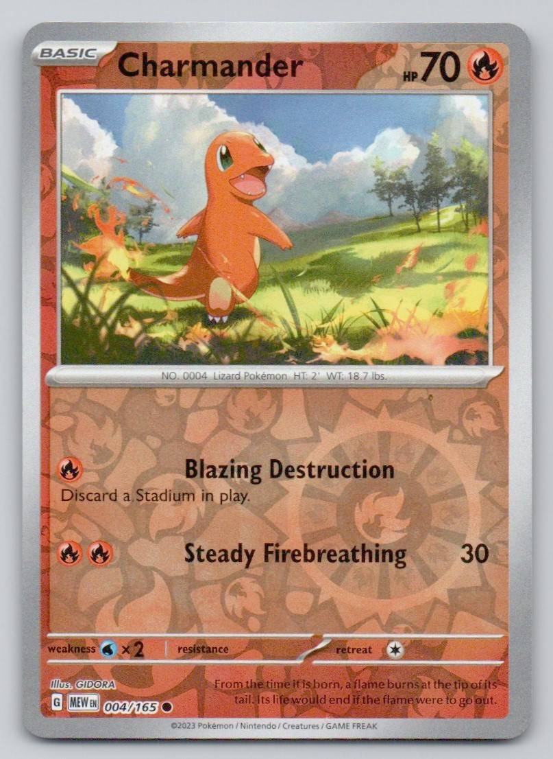 Charmander 004 HOL Card - Miscellaneous Cards & Products