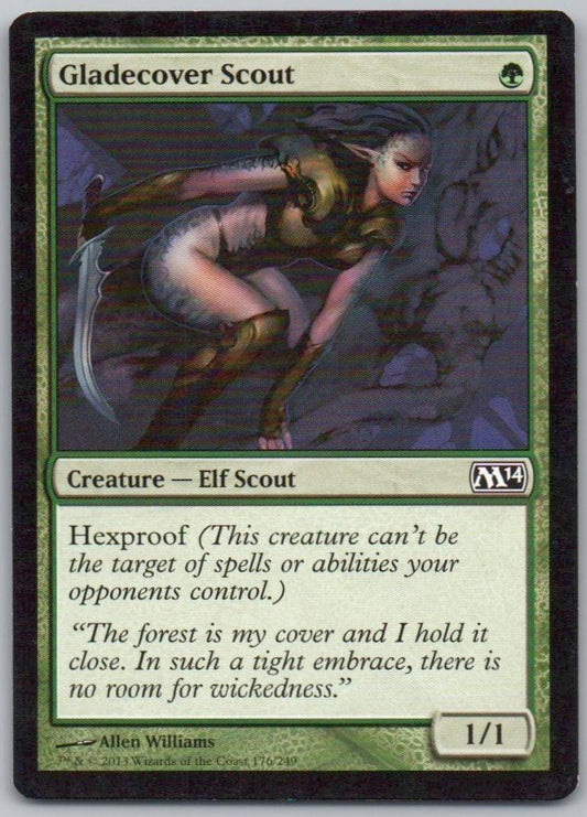 Gladecover Scout 176 Normal Creature Card - Magic 2014