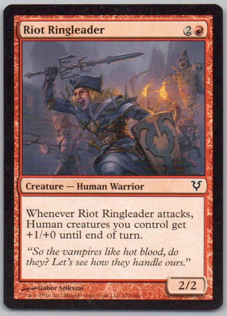 Riot Ringleader 152 Normal Creature Card - Avacyn Restored