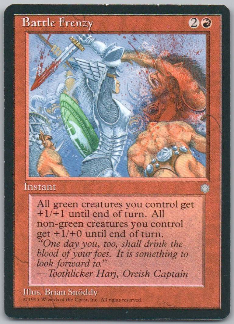 Battle Frenzy  Normal Instant Card - Ice Age