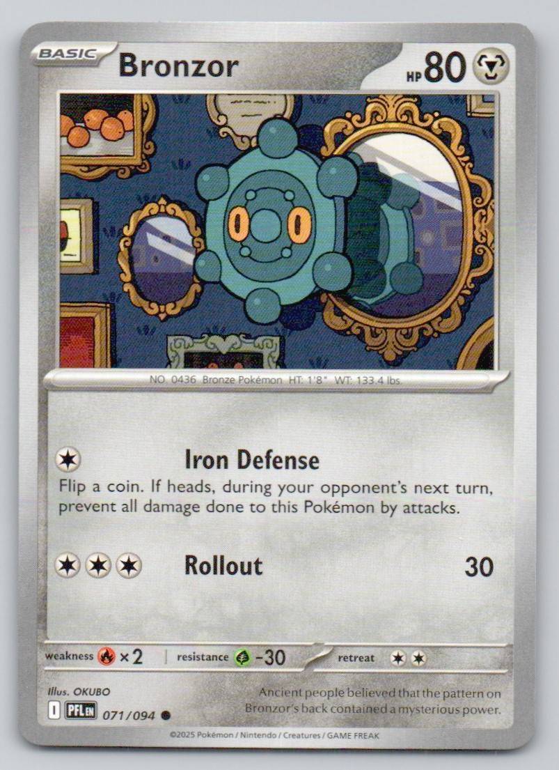 Bronzor 071 NOR Card - Phantasmal Flames