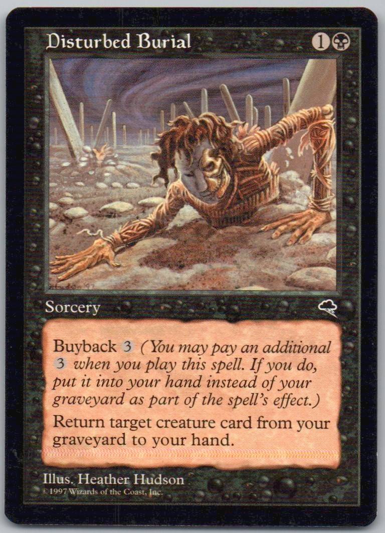 Disturbed Burial 129 Normal Sorcery Card - Tempest