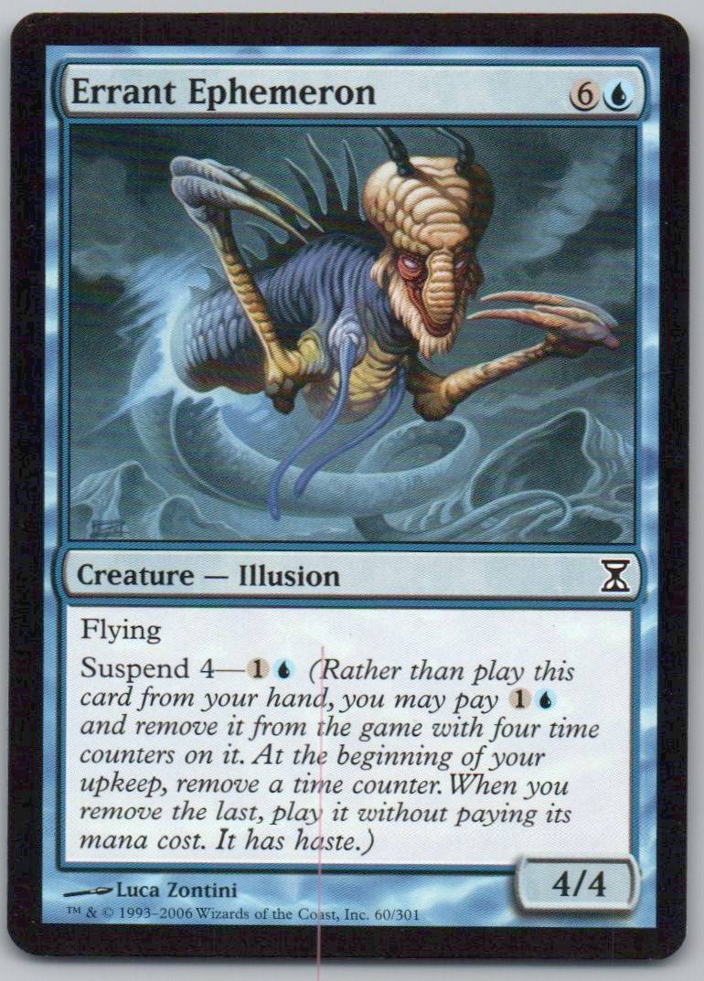 Errant Ephemeron 60 Normal Creature Card - Time Spiral