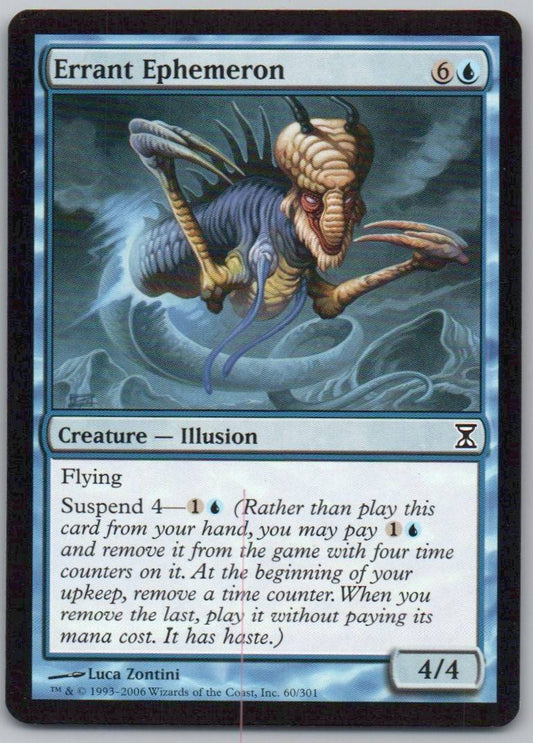 Errant Ephemeron 60 Normal Creature Card - Time Spiral