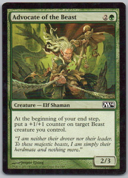 Advocate of the Beast 164 Normal Creature Card - Magic 2014