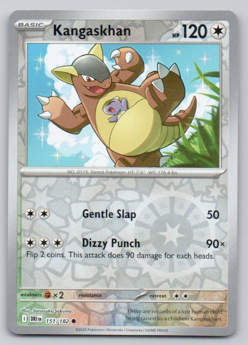 Kangaskhan 151 REV Card - Destined Rivals