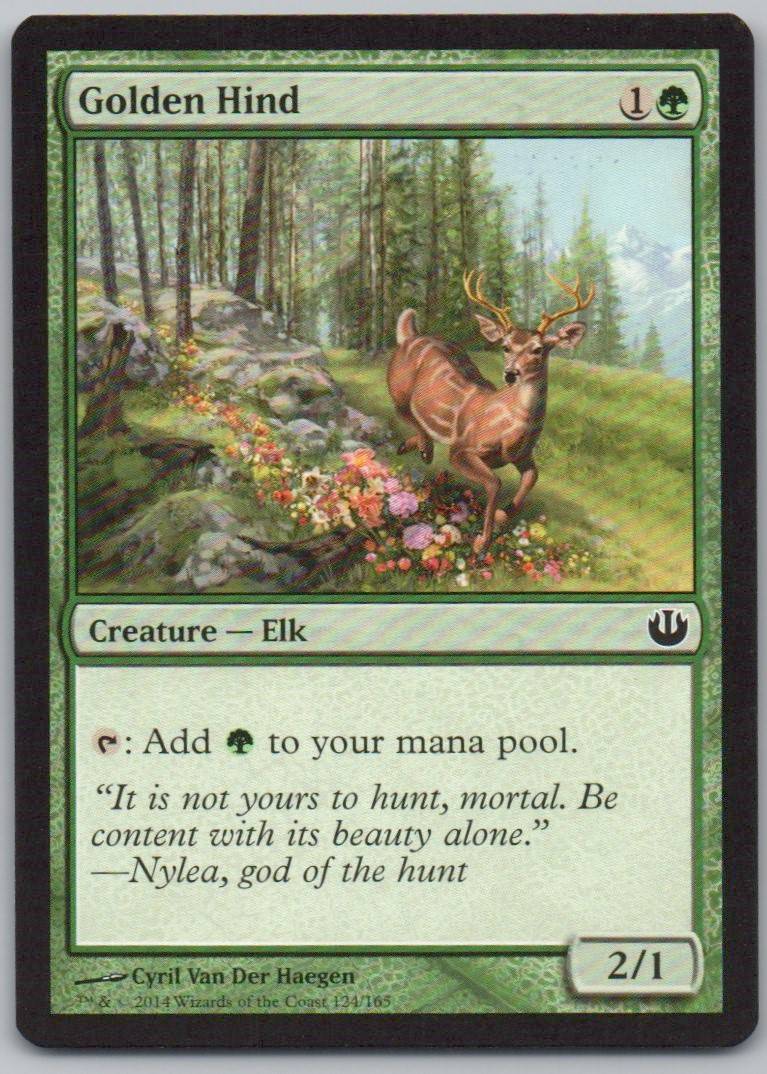 Golden Hind 124 Normal Creature Card - Journey Into Nyx