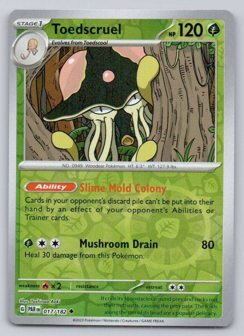 Toedscruel 017 REV Card - Paradox Rift
