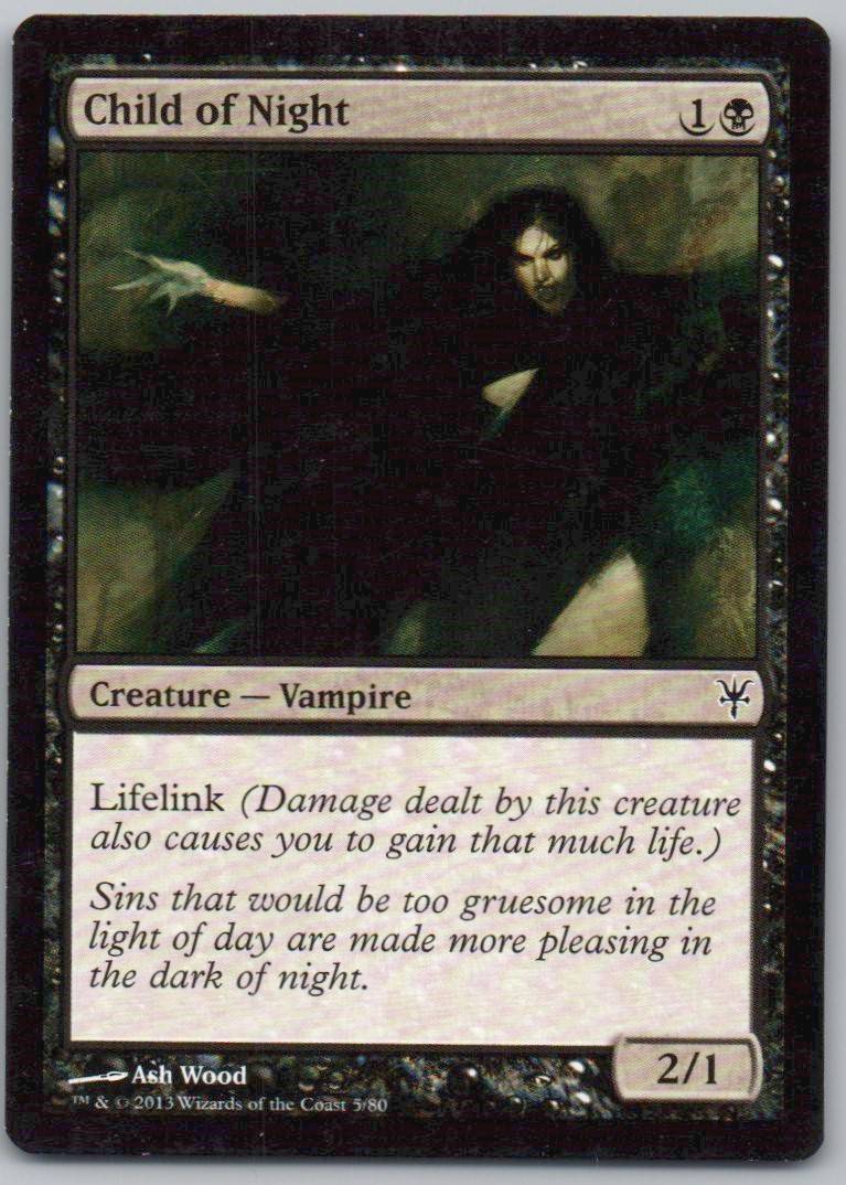 Child of Night 5 Normal Creature Card - Duel Decks: Sorin vs. Tibalt