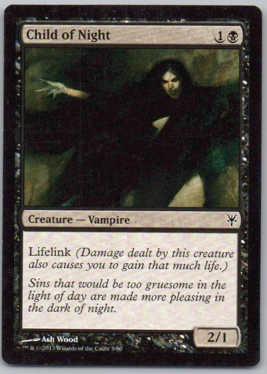 Child of Night 5 Normal Creature Card - Duel Decks: Sorin vs. Tibalt
