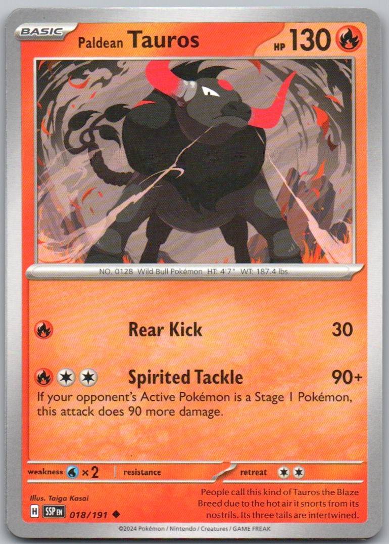 18 - Paldean Tauros