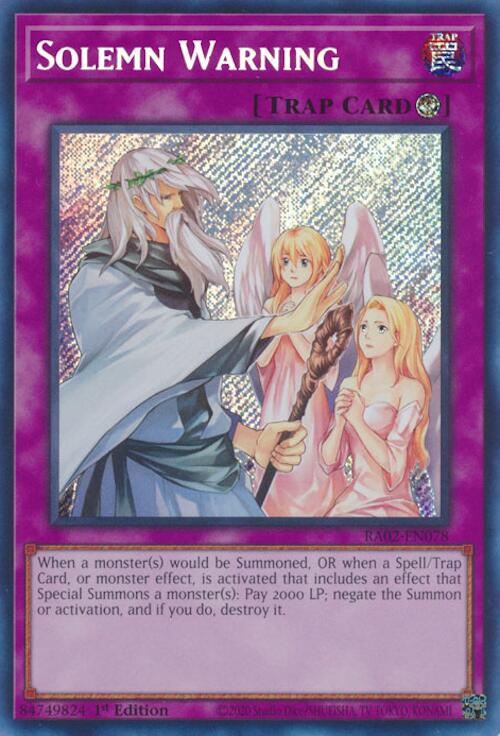 Solemn Warning (Secret Rare)