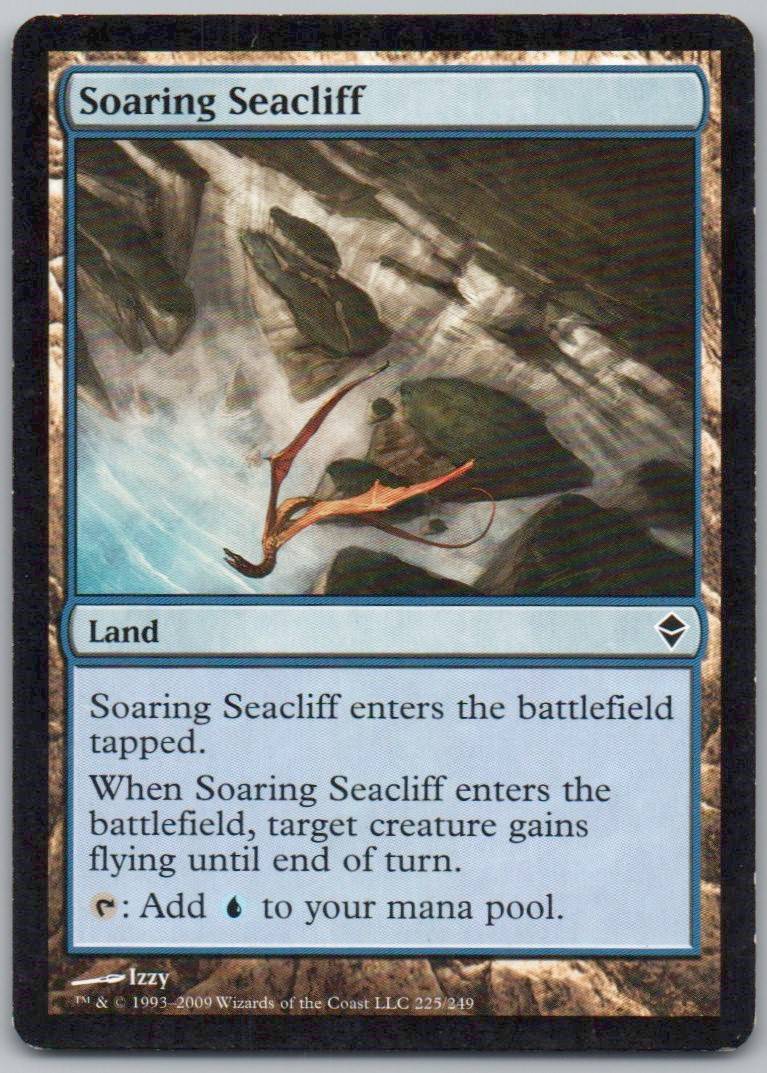 Soaring Seacliff 225 Normal Land Card - Zendikar