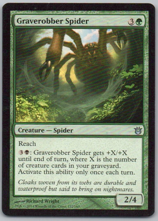 Graverobber Spider 122 Normal Creature Card - Born of the Gods