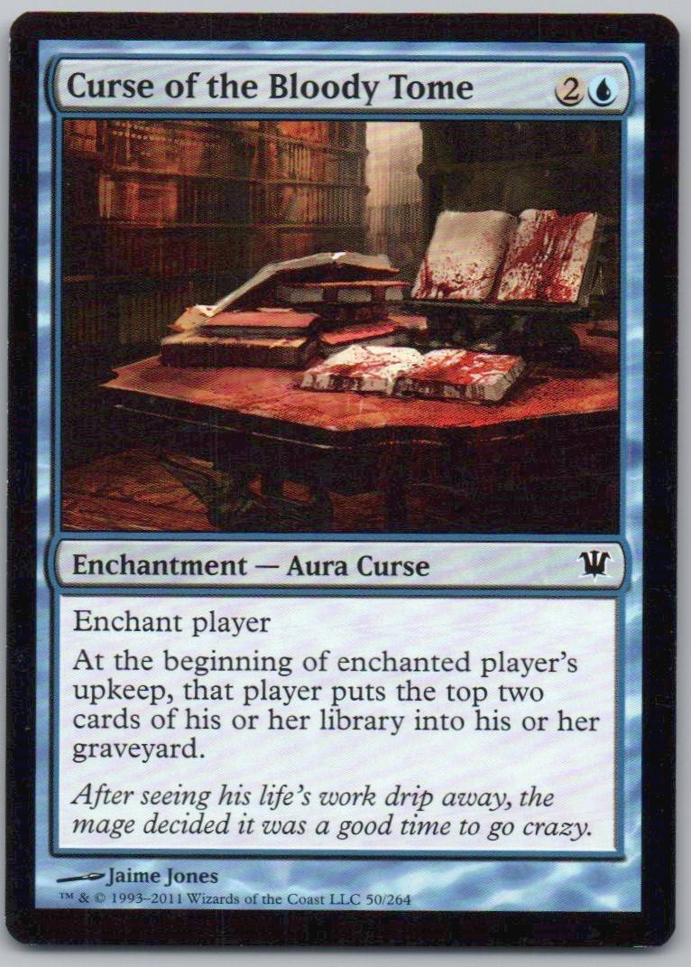 Curse of the Bloody Tome 50 Normal Enchantment Card - Innistrad