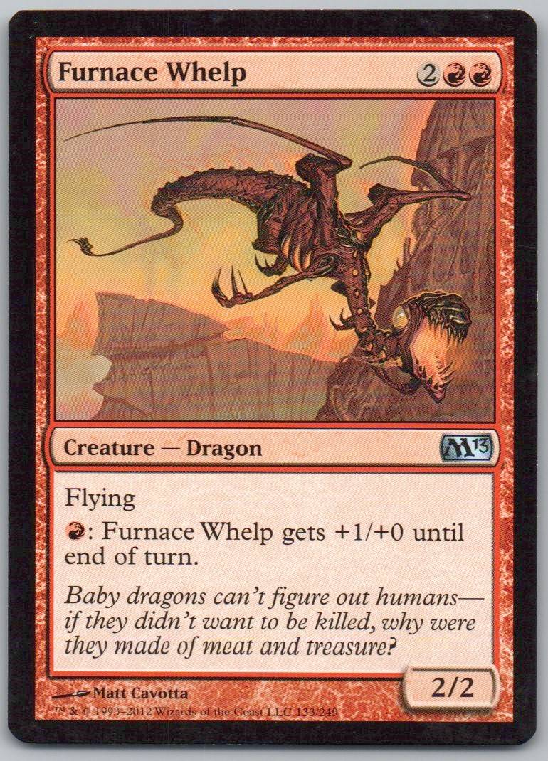 Furnace Whelp 133 Normal Creature Card - Magic 2013