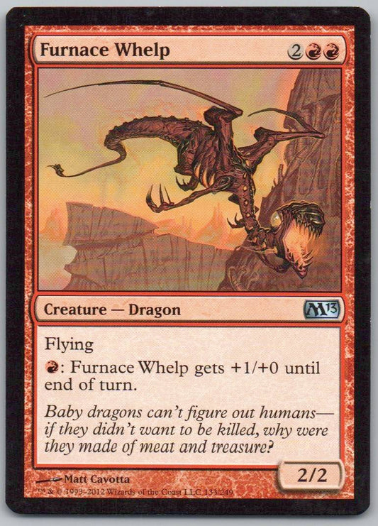 Furnace Whelp 133 Normal Creature Card - Magic 2013