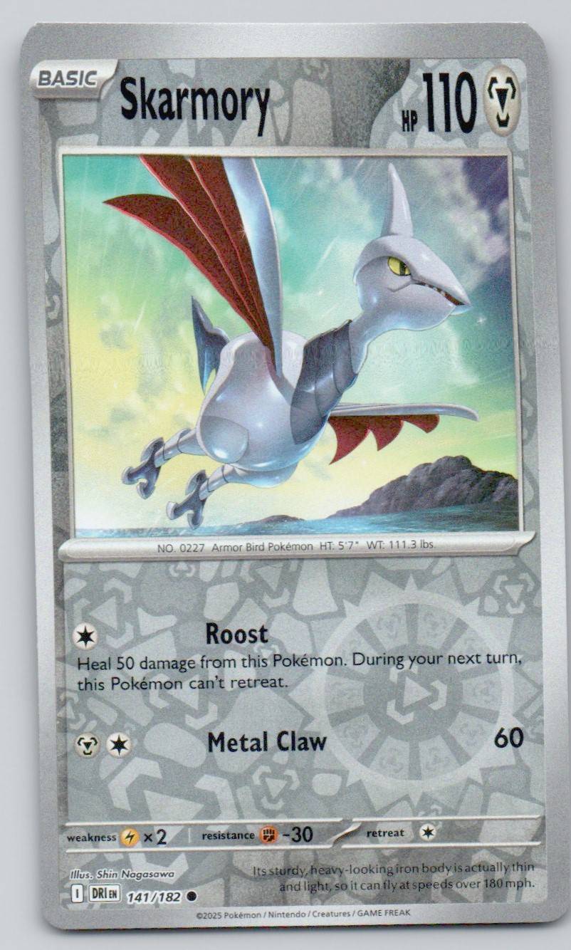 Skarmory 141 REV Card - Destined Rivals