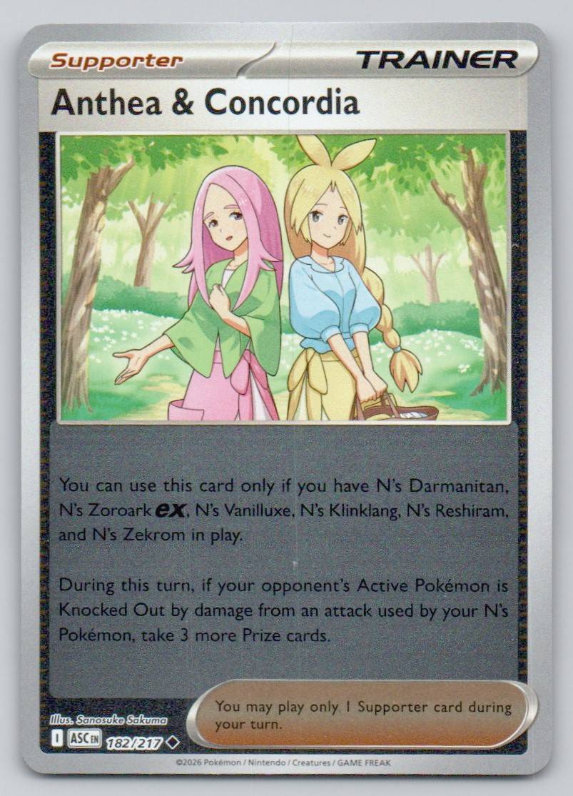 Anthea & Concordia 182 REV Card - Ascended Heroes