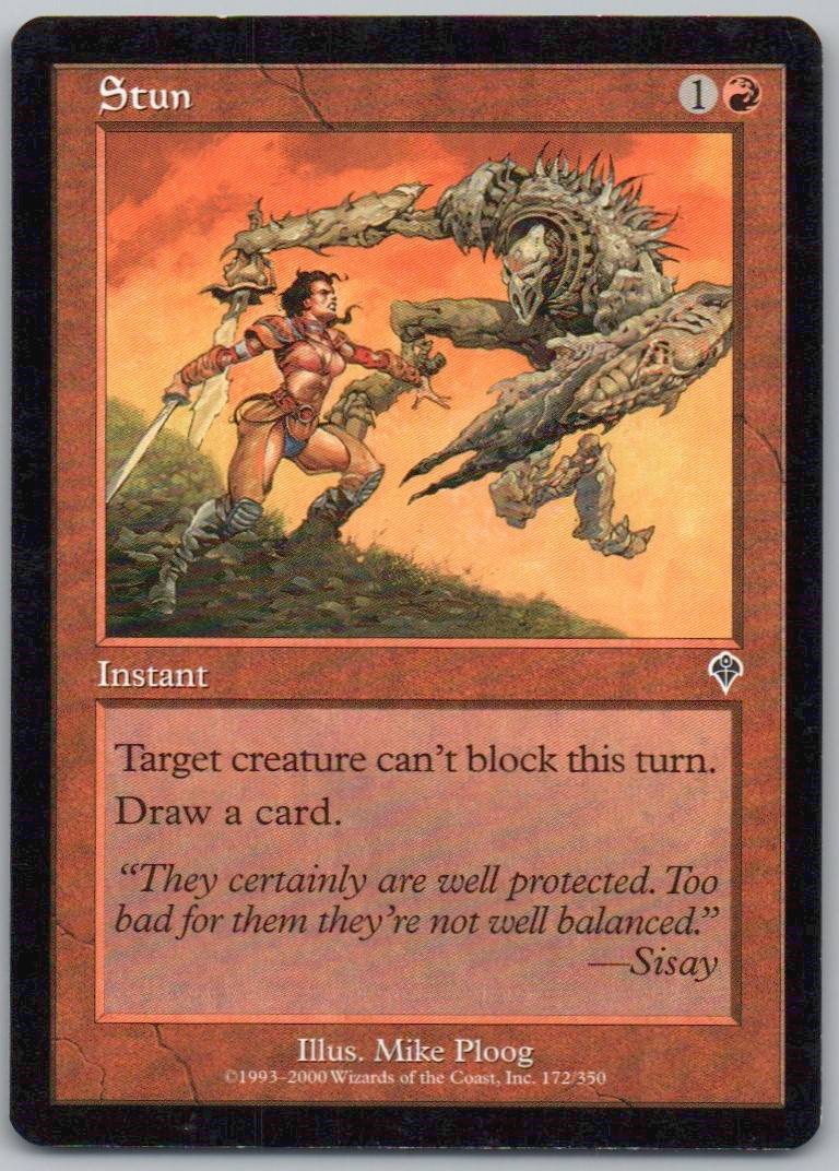 Stun 172 Normal Instant Card - Invasion