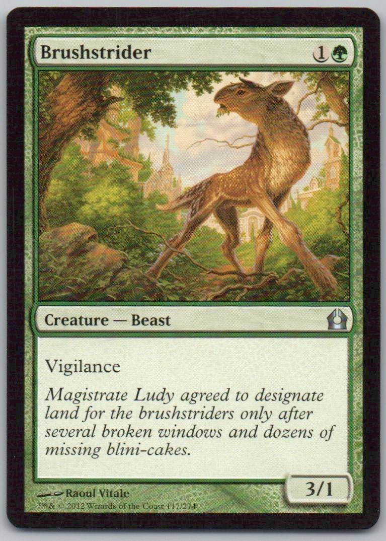 Brushstrider 117 Normal Creature Card - Return to Ravnica