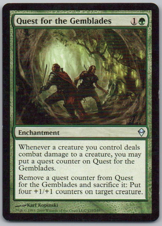 Quest for the Gemblades 177 Normal Enchantment Card - Zendikar