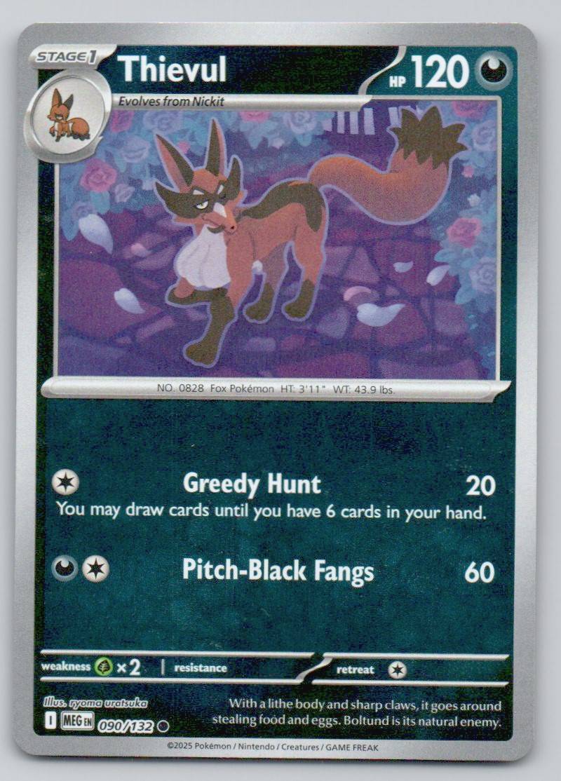 Thievul 090 REV Card - Mega Evolution