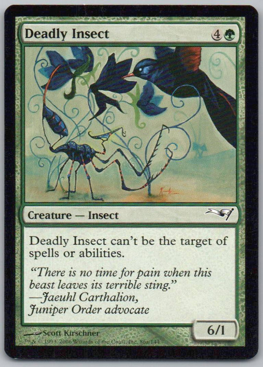 Deadly Insect 65 Normal Creature Card - Coldsnap Theme Deck Reprints