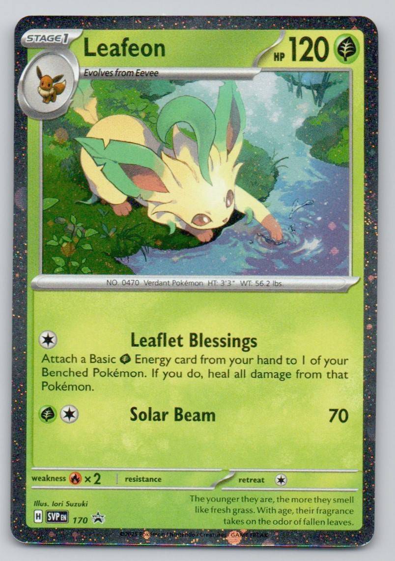 Leafeon (Cosmos Holo) 170 HOL Card - Scarlet & Violet Promo